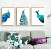 Painting by Numbers Peacock